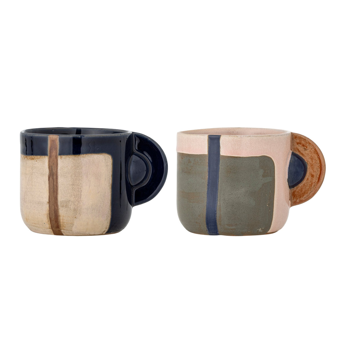Bloomingville Tasse BOLIVIA bunt 2er Set | Ø9x8cm - Sir Henrys