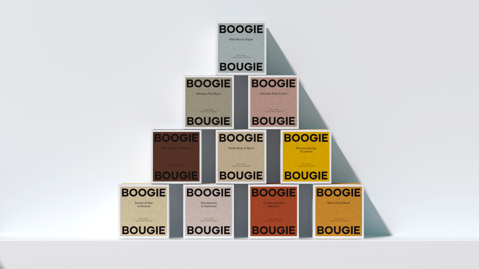 Boogie Bougie Duftkerze DAMASK ROSE & OUD | Ø7,5x8cm 250g - Sir Henrys