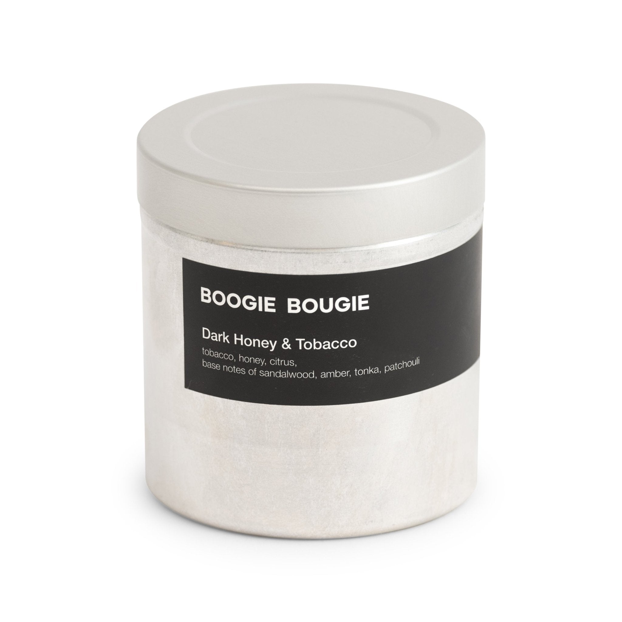 Boogie Bougie Duftkerze DARK HONEY & TOBACCO | Ø7,5x8cm 250g - Sir Henrys