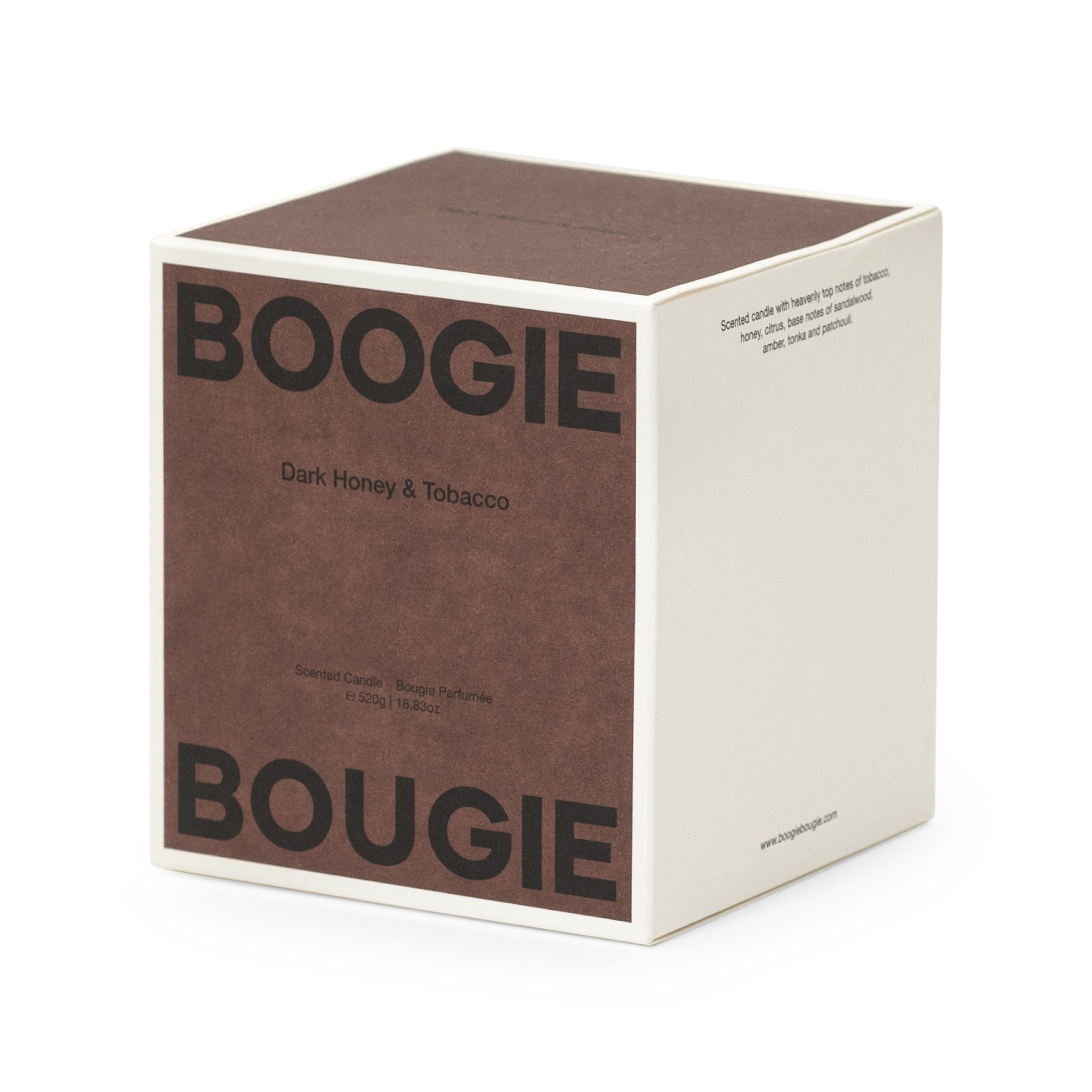 Boogie Bougie Duftkerze DARK HONEY & TOBACCO | Ø9,6x10cm 520g - Sir Henrys
