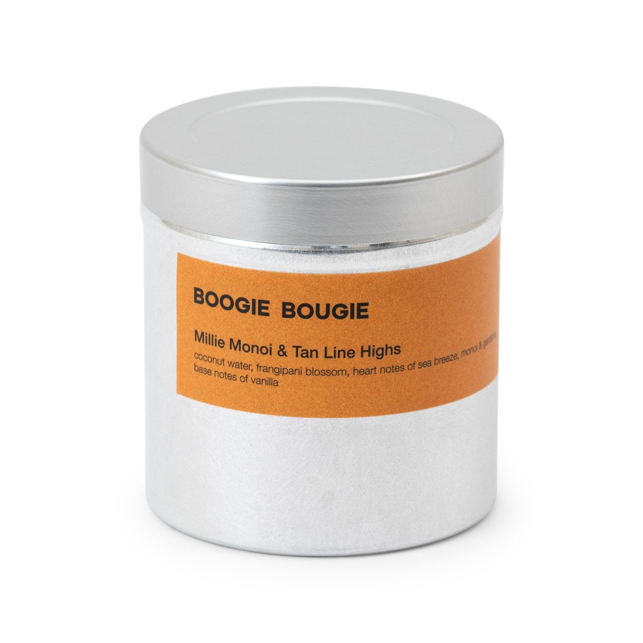 Boogie Bougie Duftkerze MILLIE MONOI & TAN LINE HIGHS | Ø7,5x8cm 250g - Sir Henrys