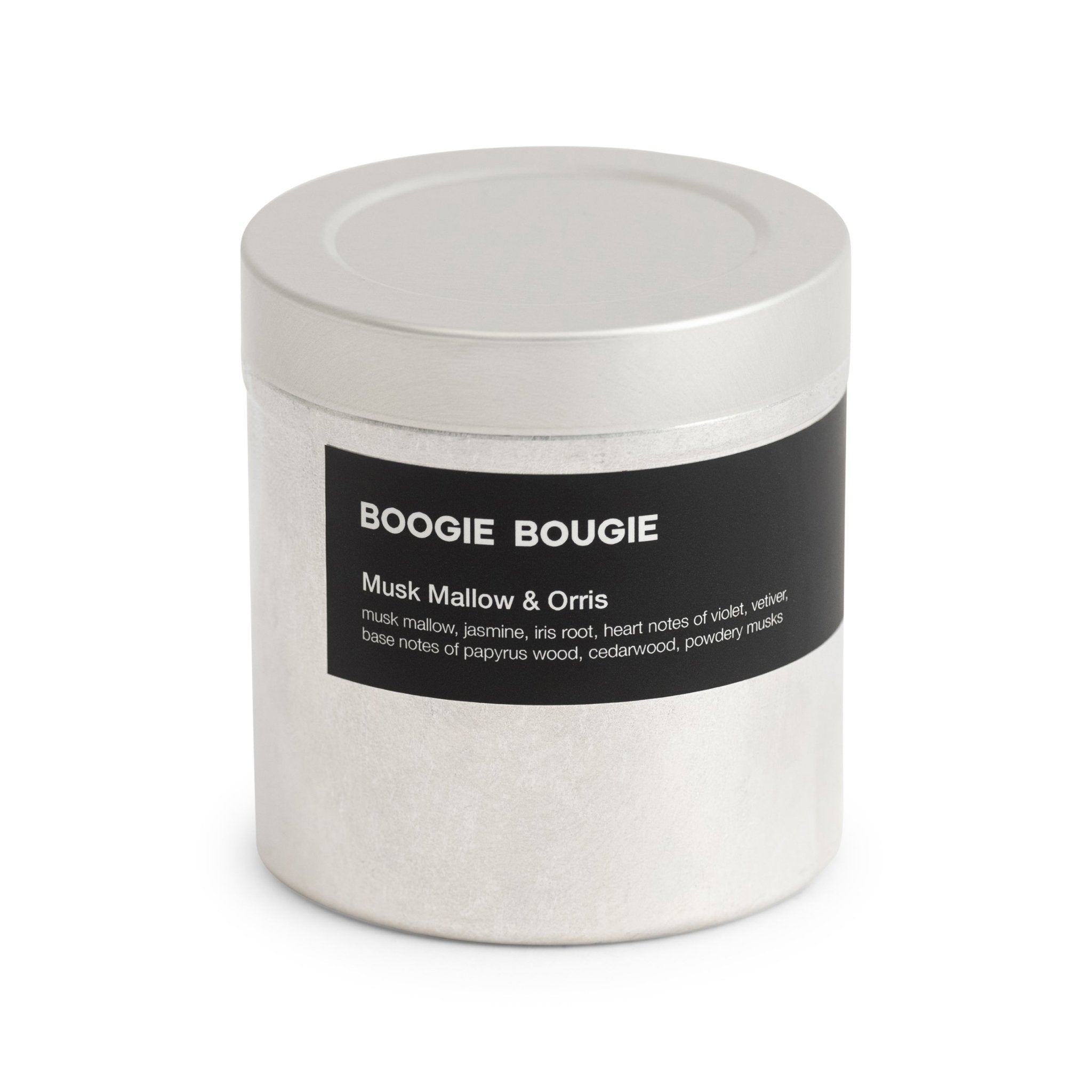 Boogie Bougie Duftkerze MUSK MALLOW & ORRIS | Ø7,5x8cm 250g - Sir Henrys