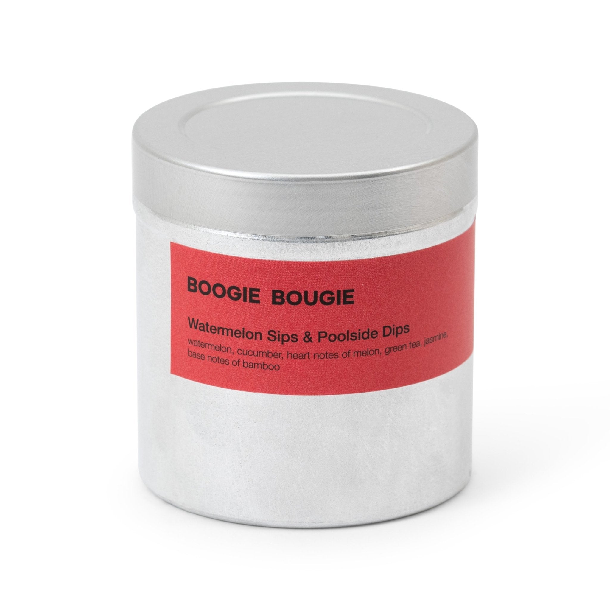 Boogie Bougie Duftkerze POOLSIDE DIPS & WATERMELON SIPS | Ø7,5x8cm 250g - Sir Henrys
