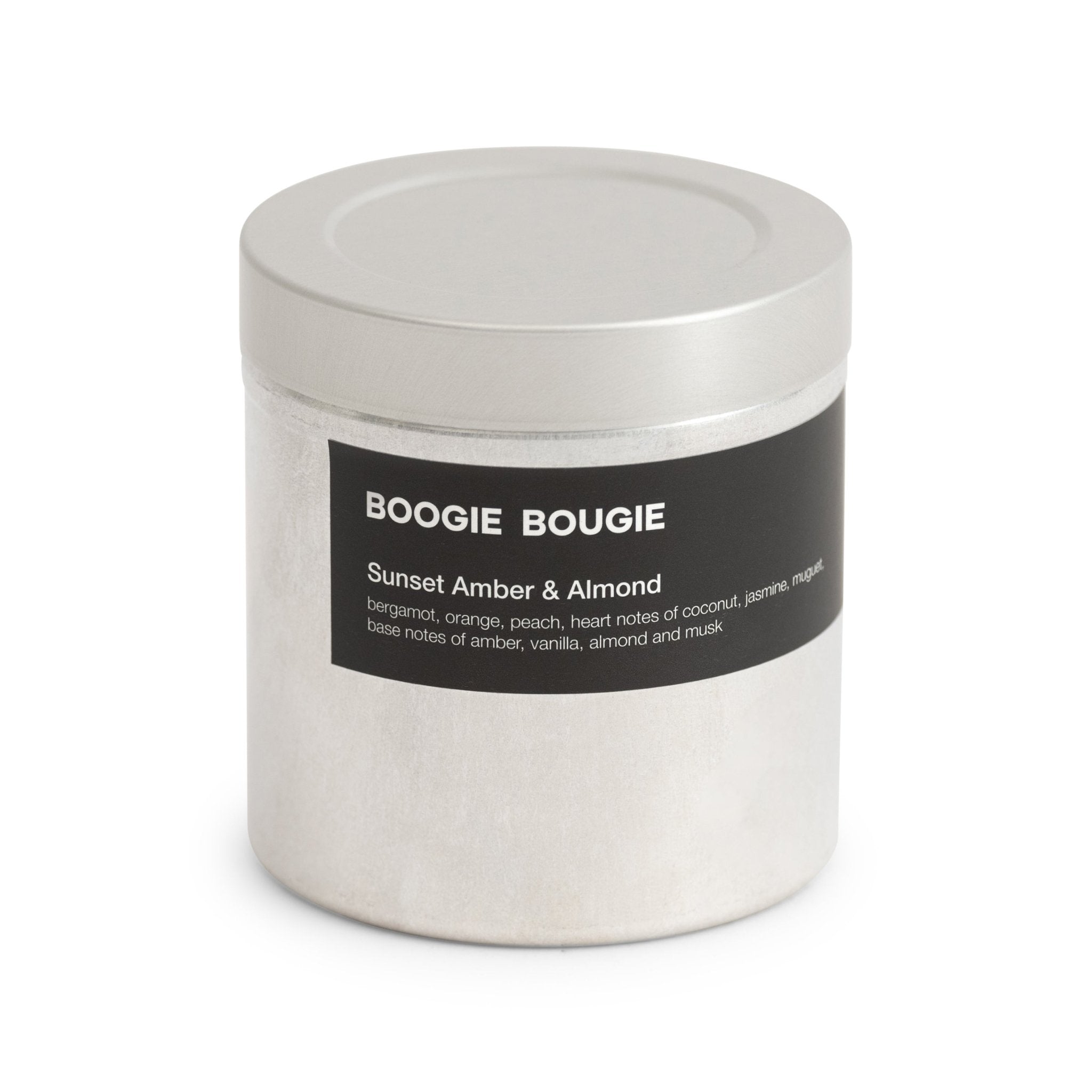 Boogie Bougie Duftkerze SUNSET AMBER & ALMOND | Ø7,5x8cm 250g - Sir Henrys