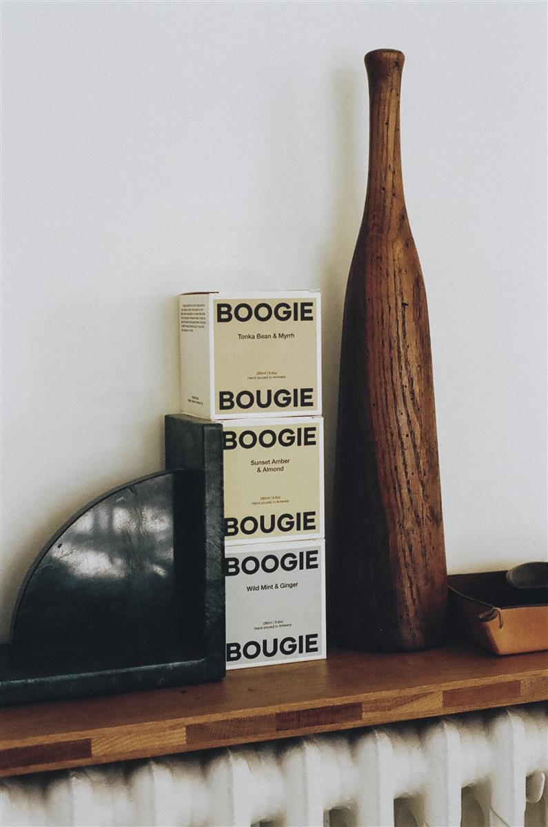 Boogie Bougie Duftkerze SUNSET AMBER & ALMOND | Ø7,5x8cm 250g - Sir Henrys
