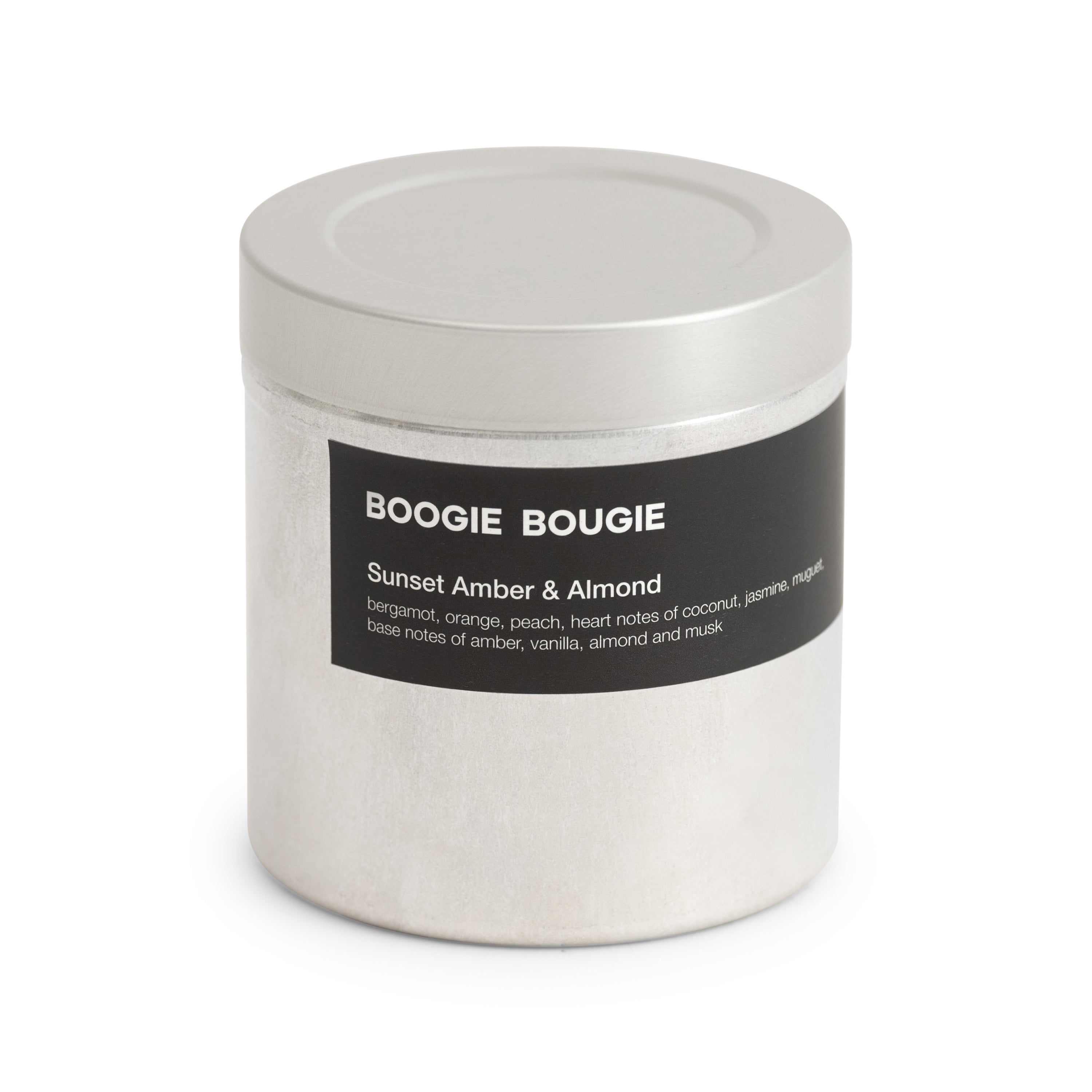 Boogie Bougie Duftkerze SUNSET AMBER & ALMOND | Ø7,5x8cm 250g