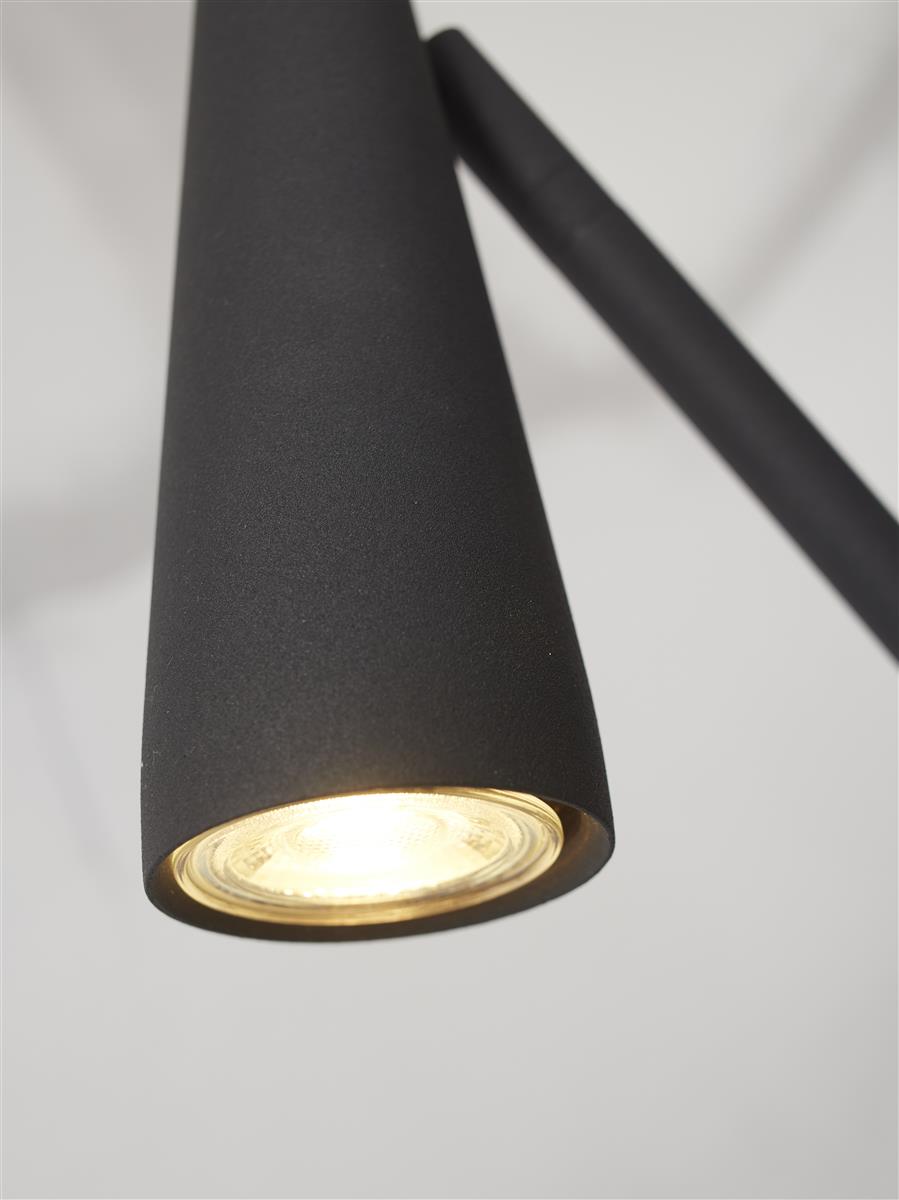 It's about RoMi Stehlampe BORDEAUX schwarz | 22x36x145,5cm