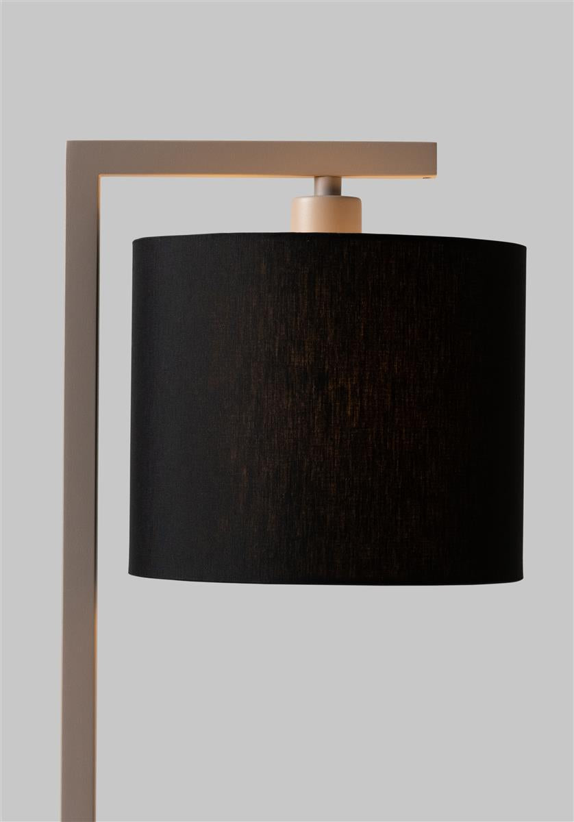 It's about RoMi Tischlampe BOSTON sandfarben/schwarz | 17x18x44cm