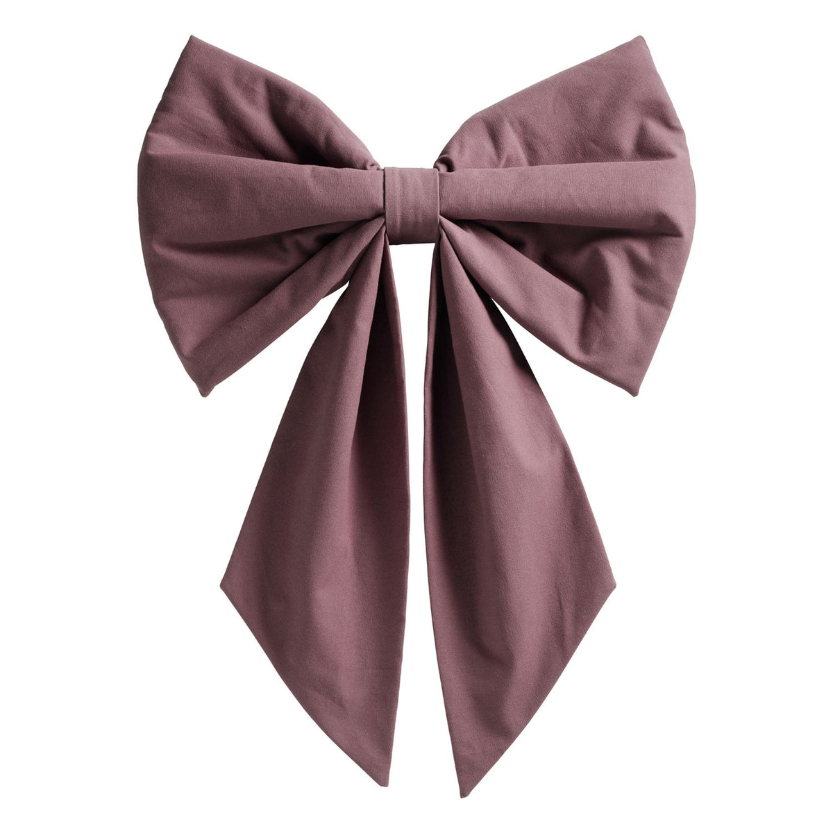 Tine K Home Schleife XMAS BOW XL COTTON WINE weinrot | 60x40cm