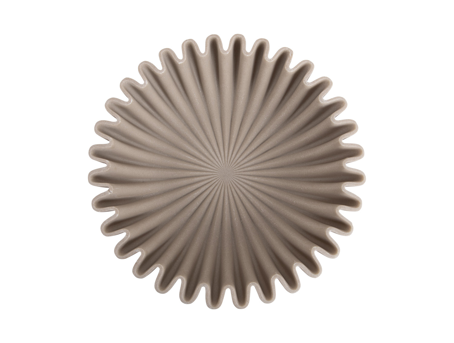 Present time Schale WAVE L light grey | Ø20x6,5cm