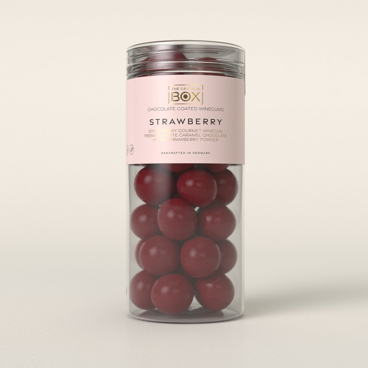 Box The Original Fruchtgummi STRAWBERRY - LARGE TUBE | 250g