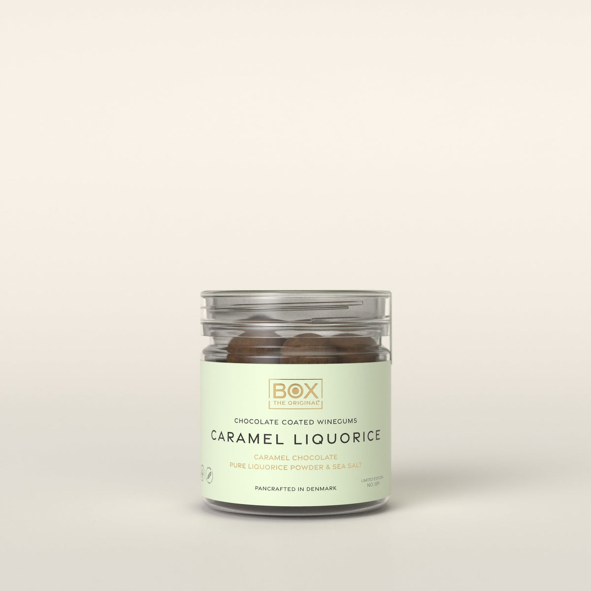 Box The Original Fruchtgummi CARAMEL LIQUORICE - SMALL TUBE | 110g