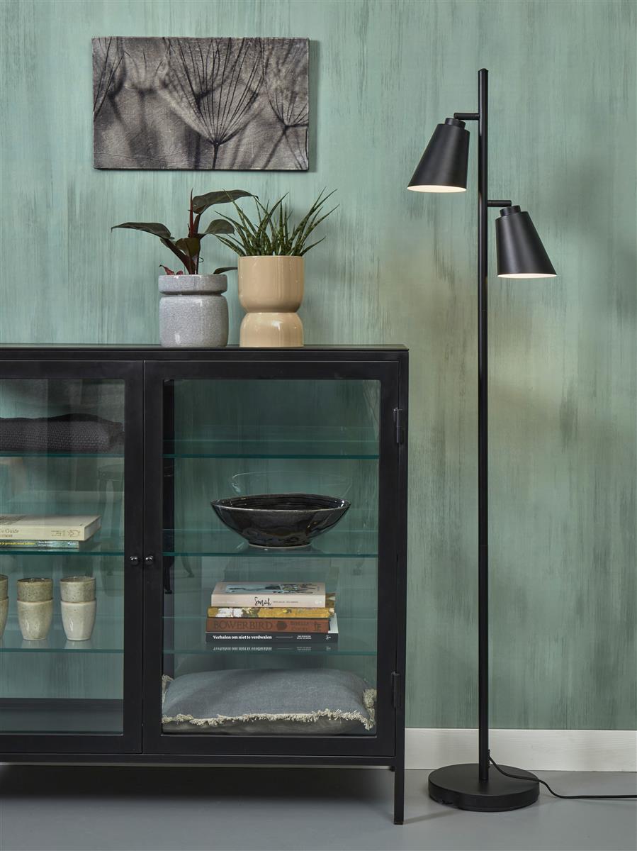 It's about RoMi Stehlampe BREMEN schwarz | 45x25x162cm