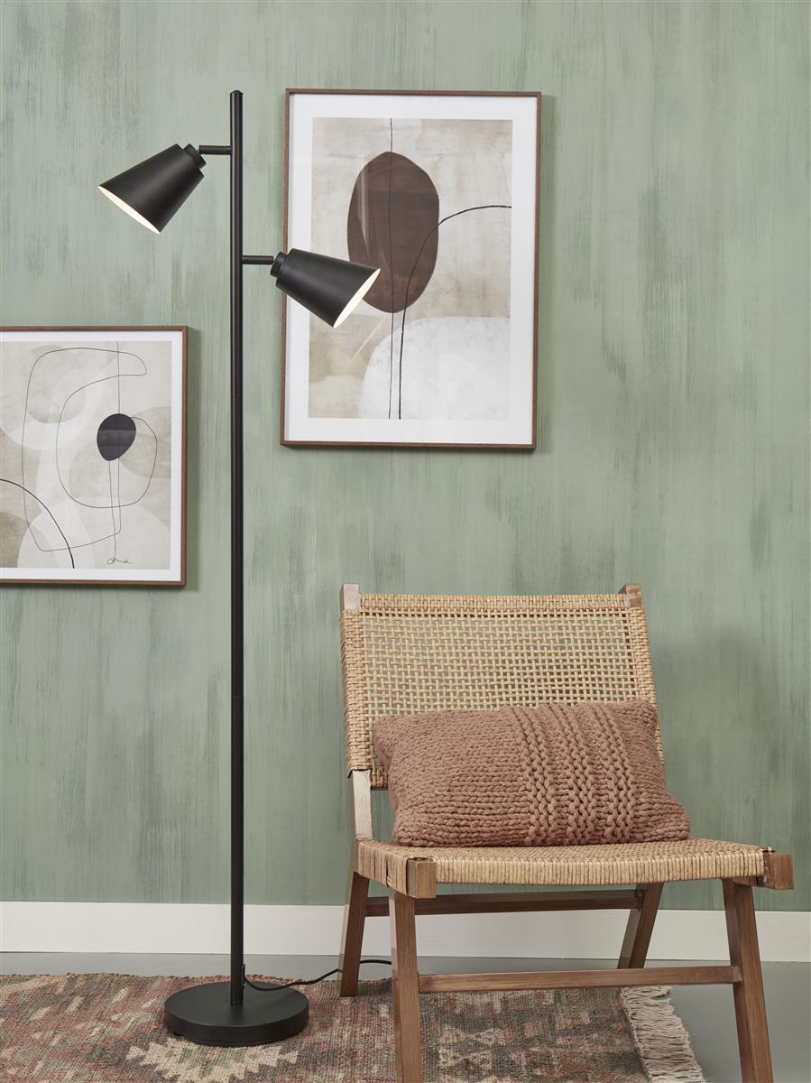 It's about RoMi Stehlampe BREMEN schwarz | 45x25x162cm