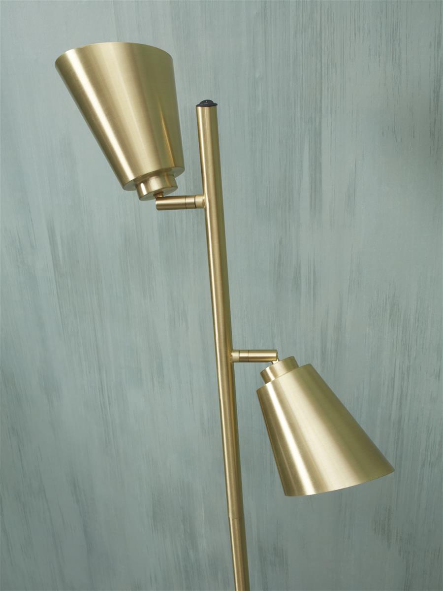 It's about RoMi Stehlampe BREMEN gold | 45x25x162cm