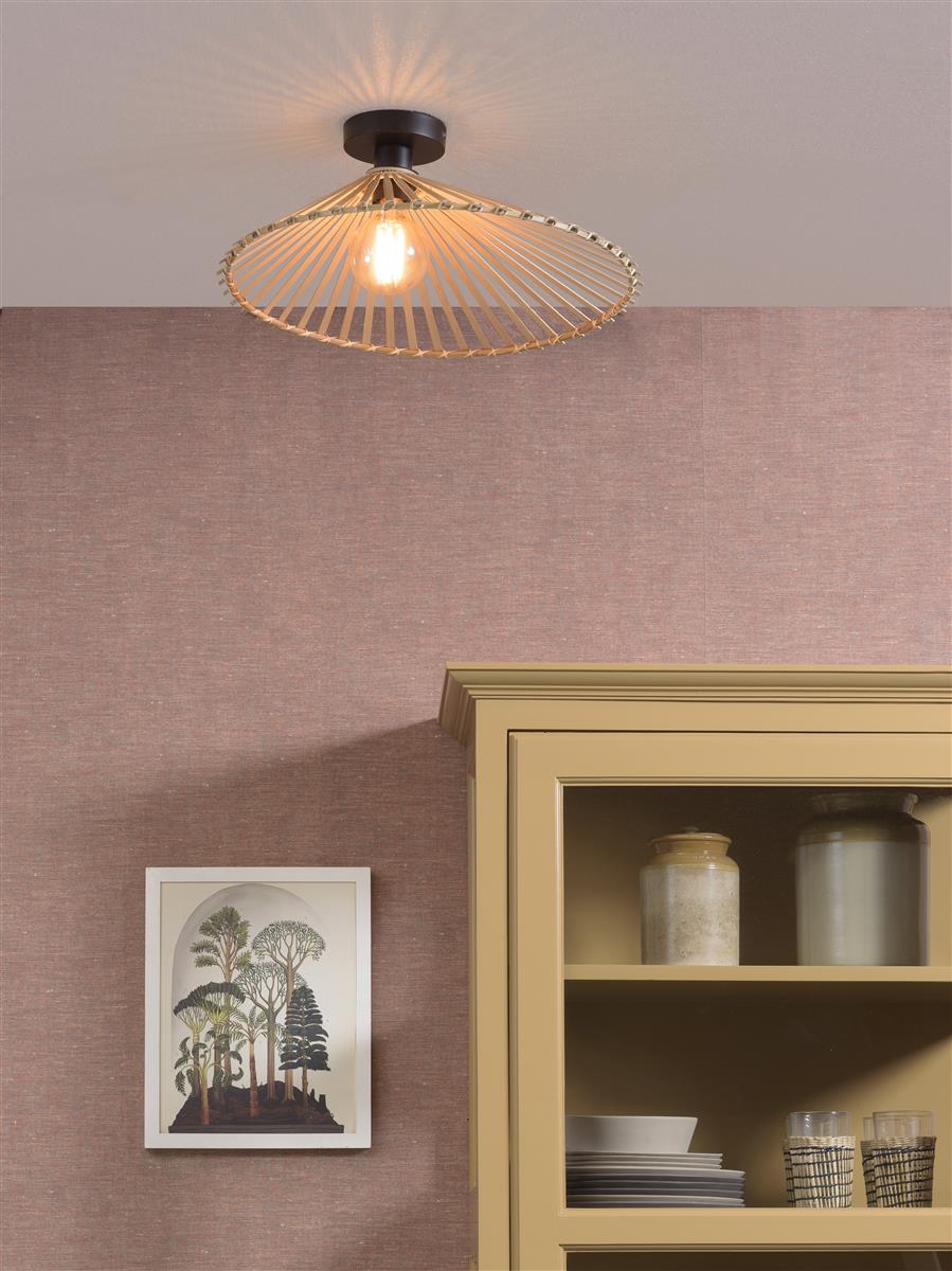 Good&Mojo Deckenlampe BROMO braun | 50x50x15cm