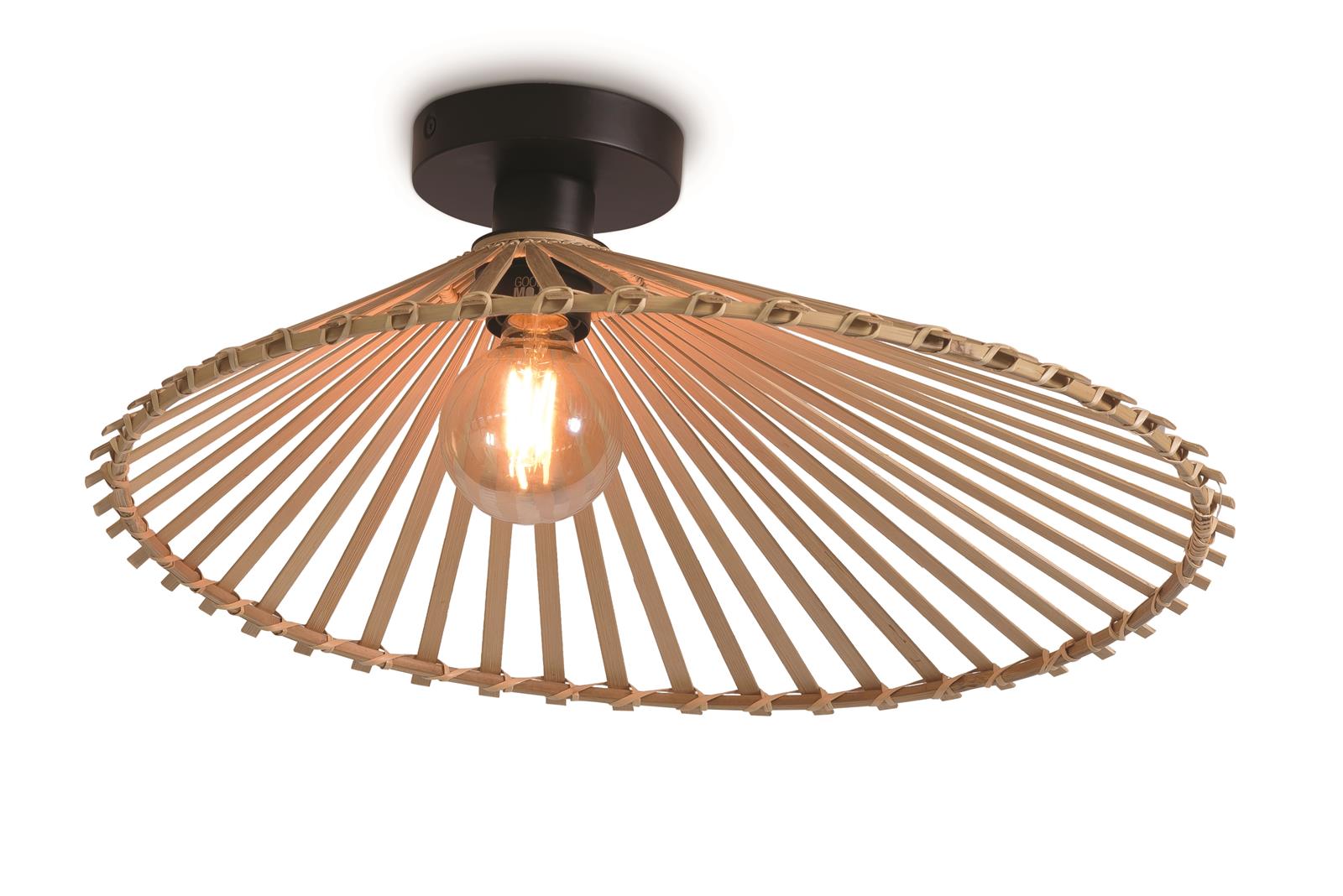 Good&Mojo Deckenlampe BROMO braun | 50x50x15cm