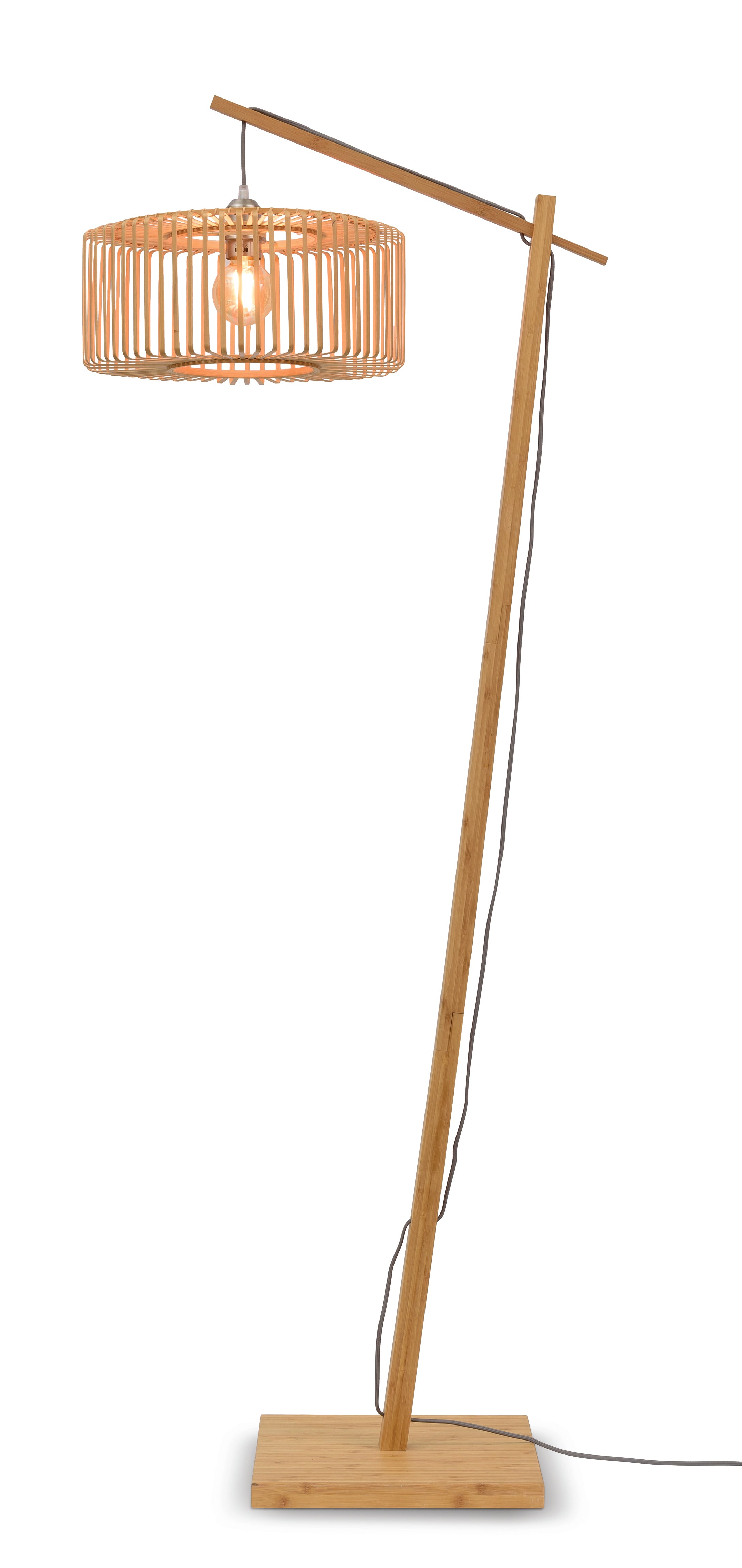 Good&Mojo Stehlampe BROMO braun | 68x40x176cm