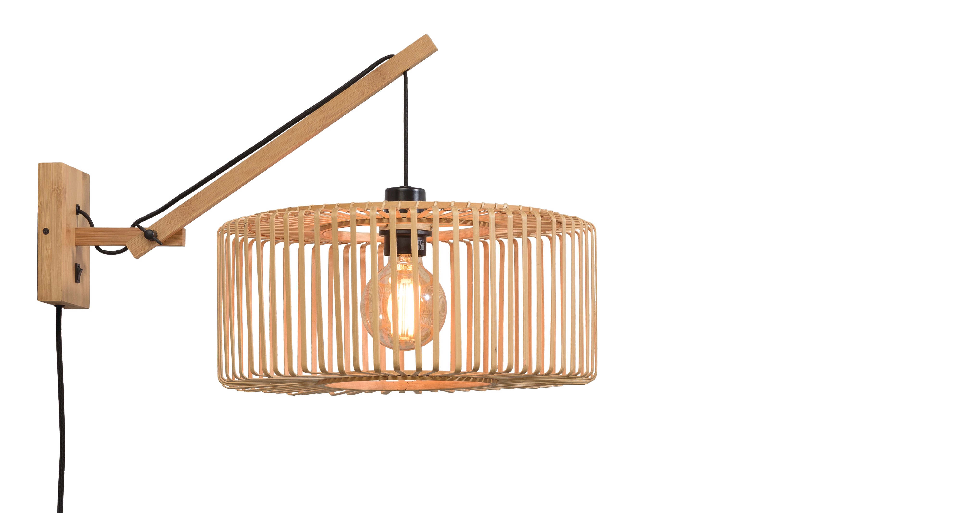 Good&Mojo Wandleuchte BROMO braun | 55x40x45cm