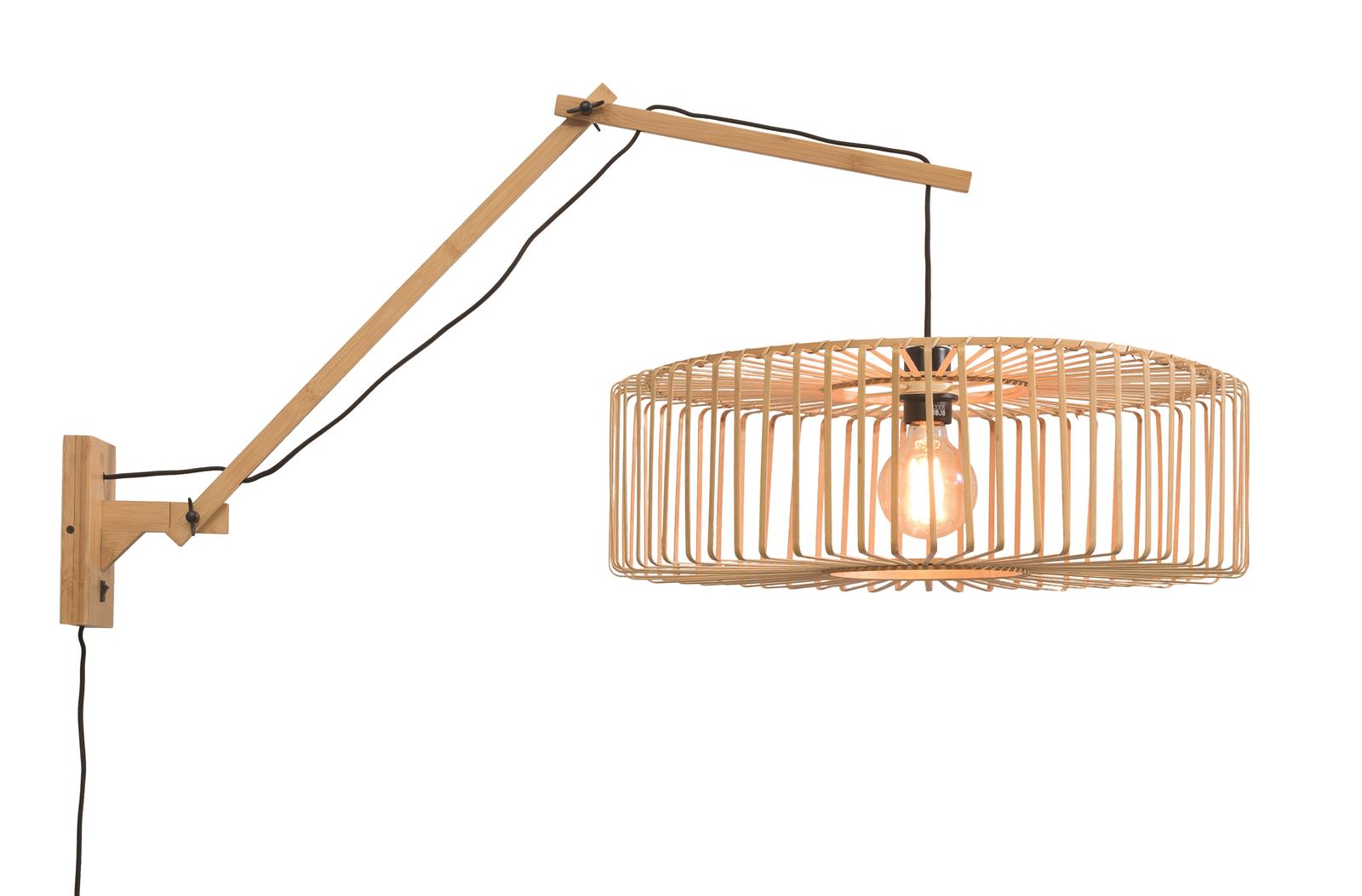 Good&Mojo Wandleuchte BROMO braun | 105x60x55cm