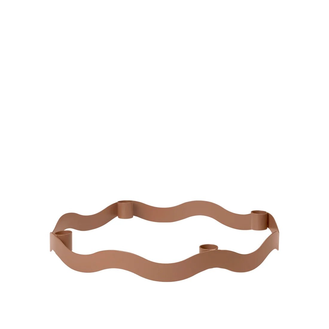 Broste Copenhagen Kerzenhalter HALO caramel | Ø33 x 4,5 cm - Sir Henrys
