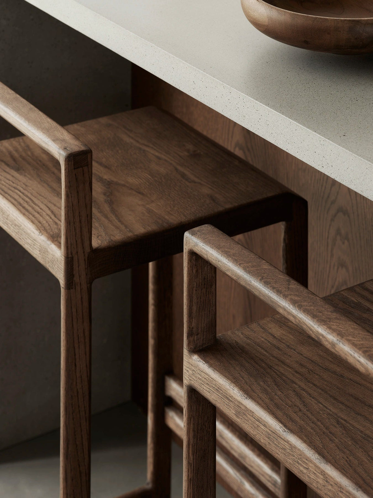 by Crea® Barhocker EBBA Dunkle Eiche - Sir Henrys
