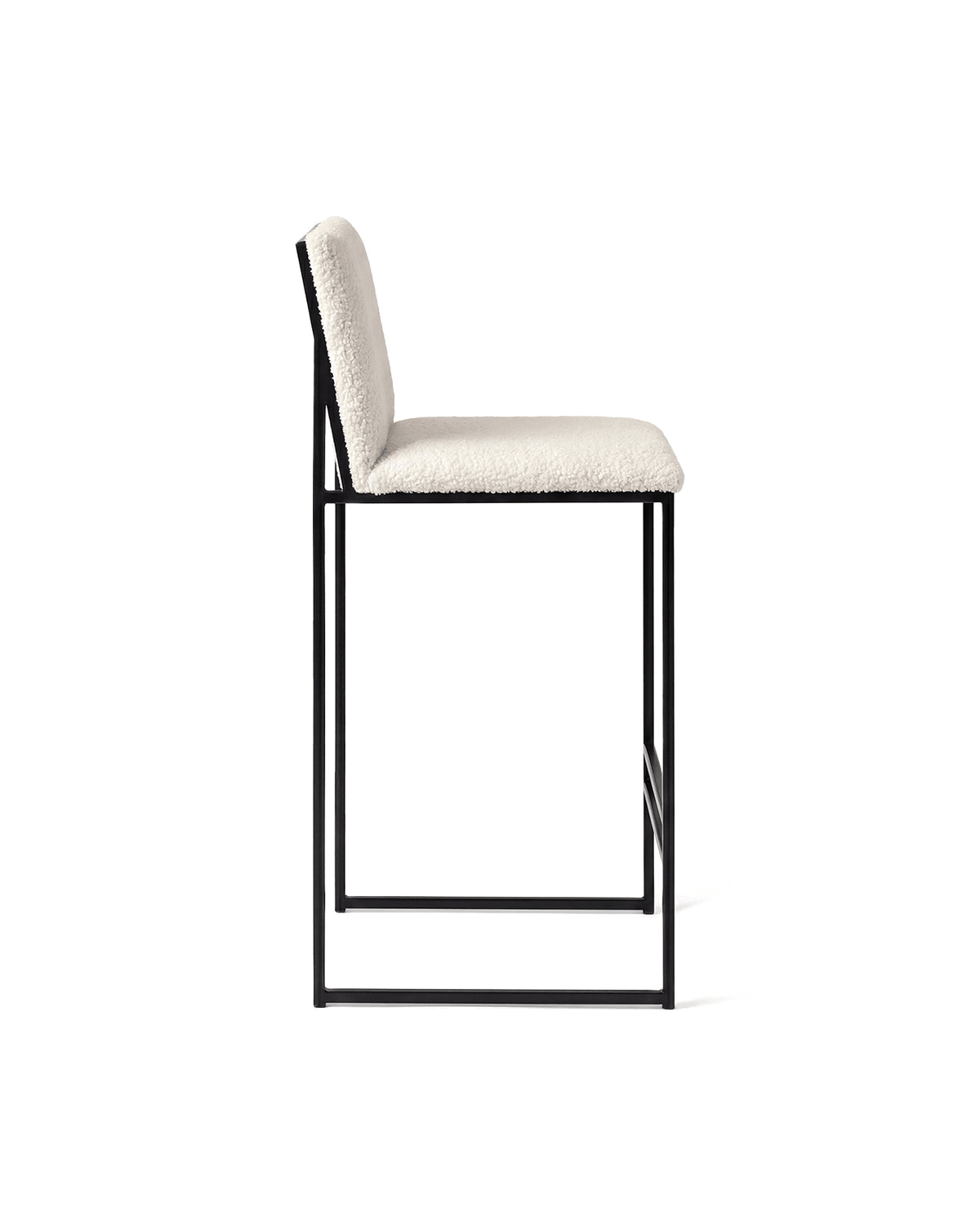 by Crea® Barhocker PHILIP Bouclé Ivory - Sir Henrys