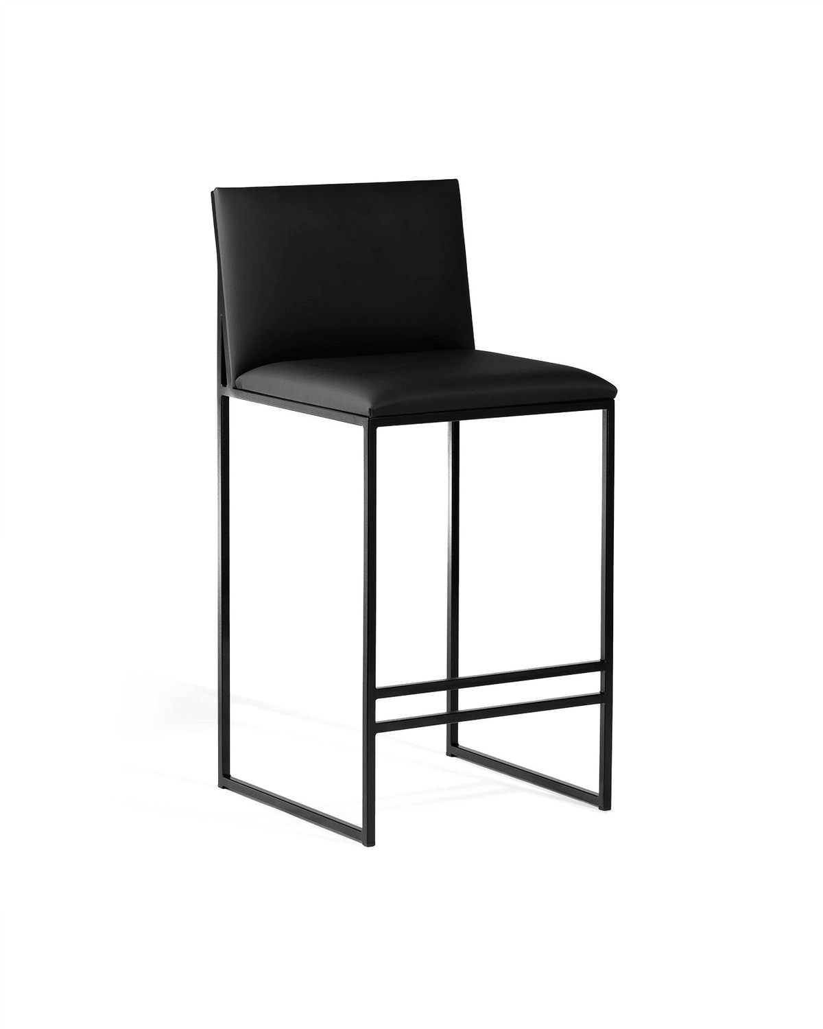 by Crea® Barhocker PHILIP Leder Jade Black - Sir Henrys