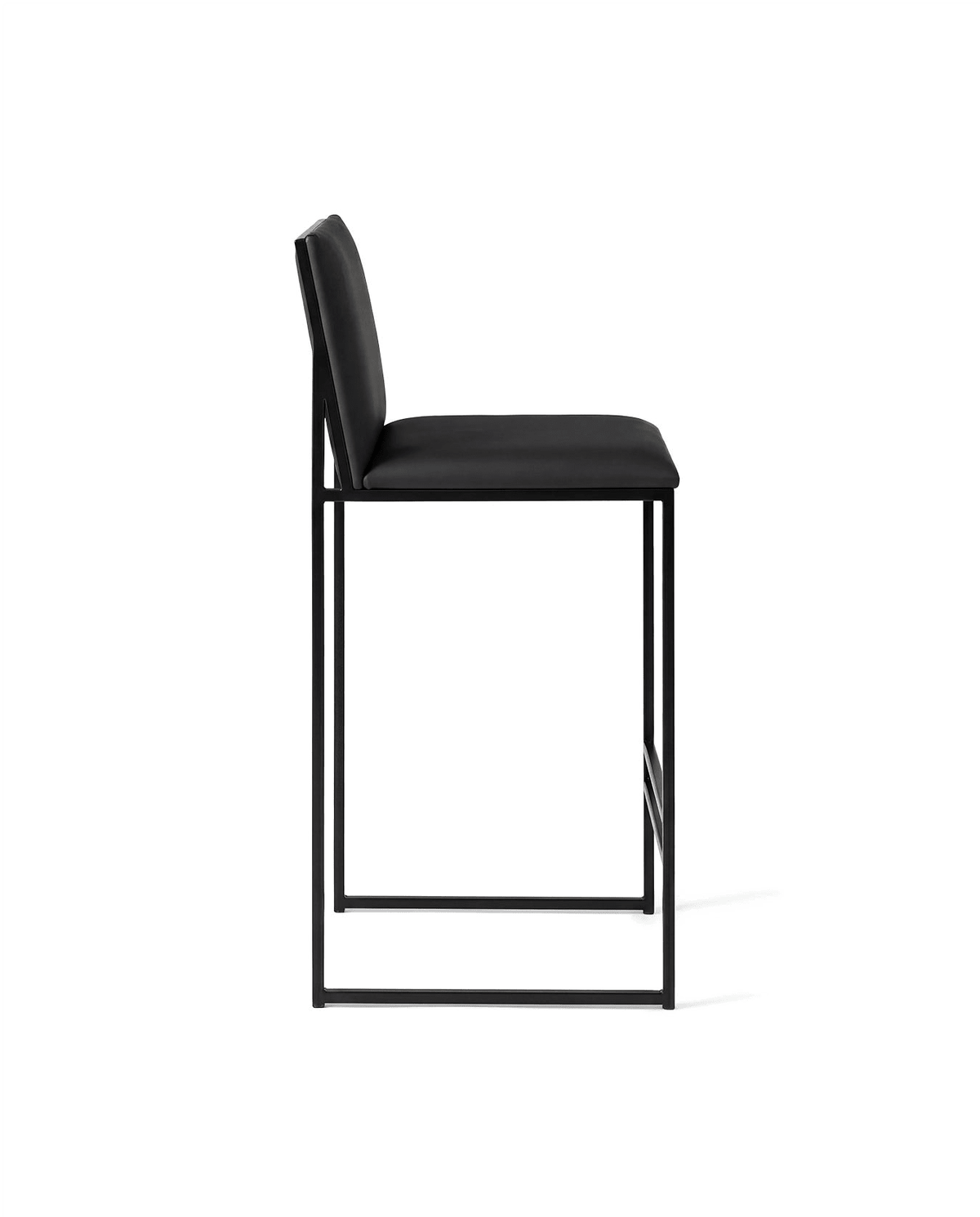 by Crea® Barhocker PHILIP Leder Jade Black - Sir Henrys