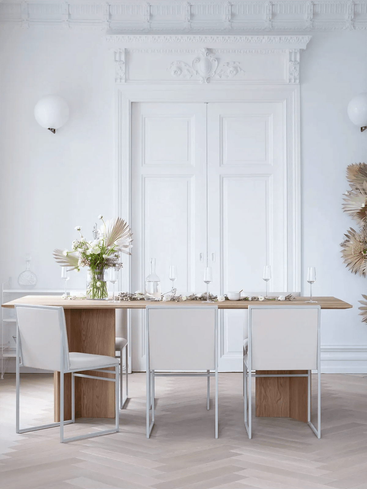 by Crea® Esstisch ANN Eiche Natur Massivholz - Sir Henrys
