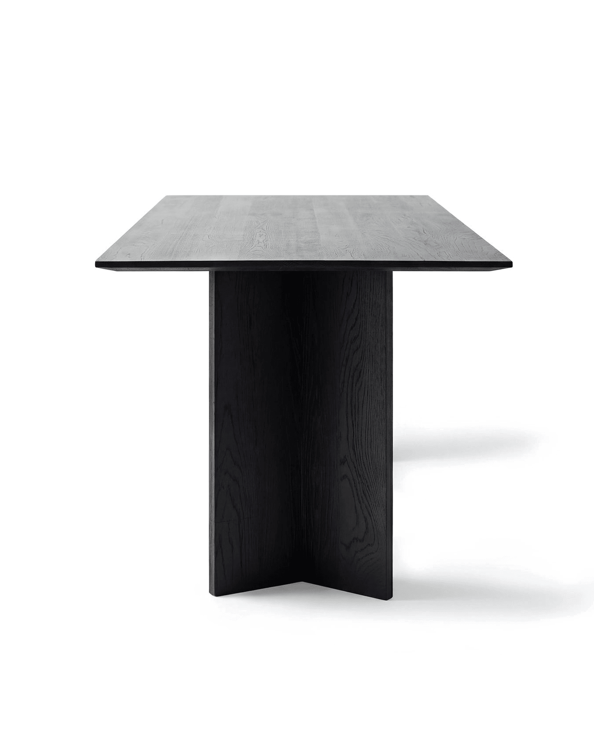 by Crea® Esstisch ANN Schwarze Eiche Massivholz - Sir Henrys