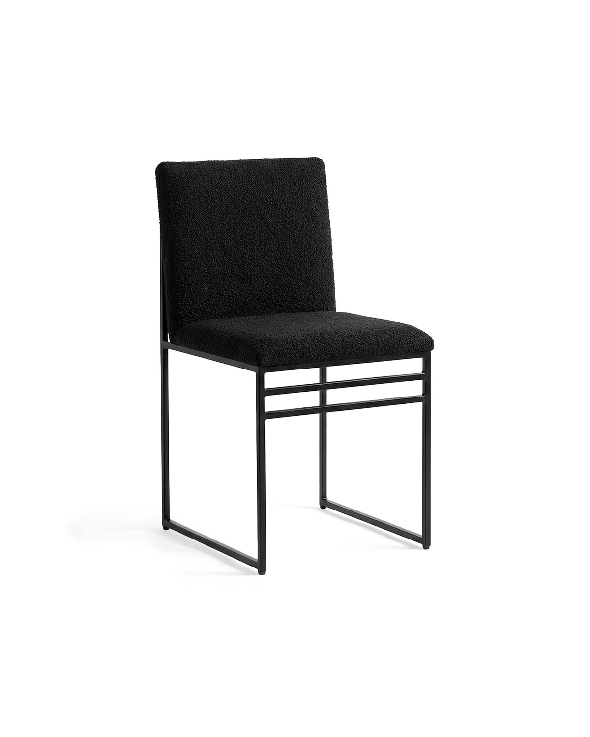 by Crea® Esszimmerstuhl ISABELL Bouclé Schwarz - Sir Henrys