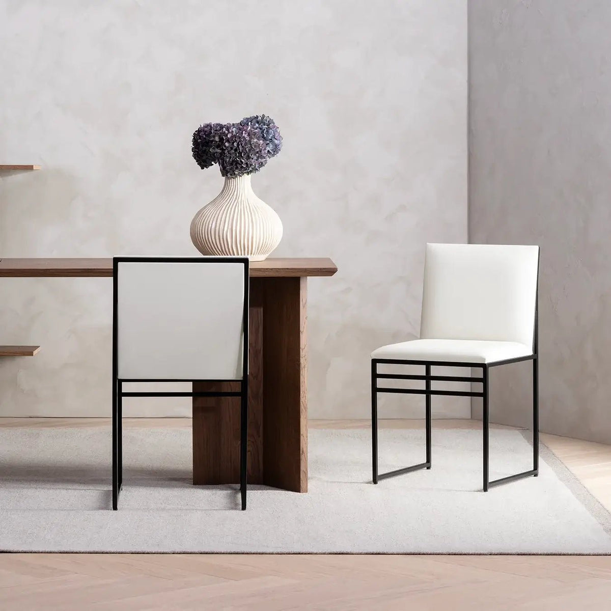 by Crea® Esszimmerstuhl ISABELL Leder Ivory - Sir Henrys