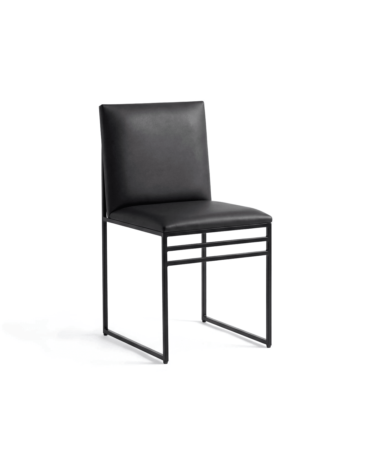 by Crea® Esszimmerstuhl ISABELL Leder Jade Black - Sir Henrys