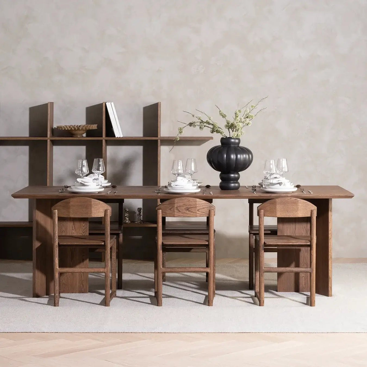 by Crea® Esszimmerstuhl KARIN Dunkle Eiche - Sir Henrys
