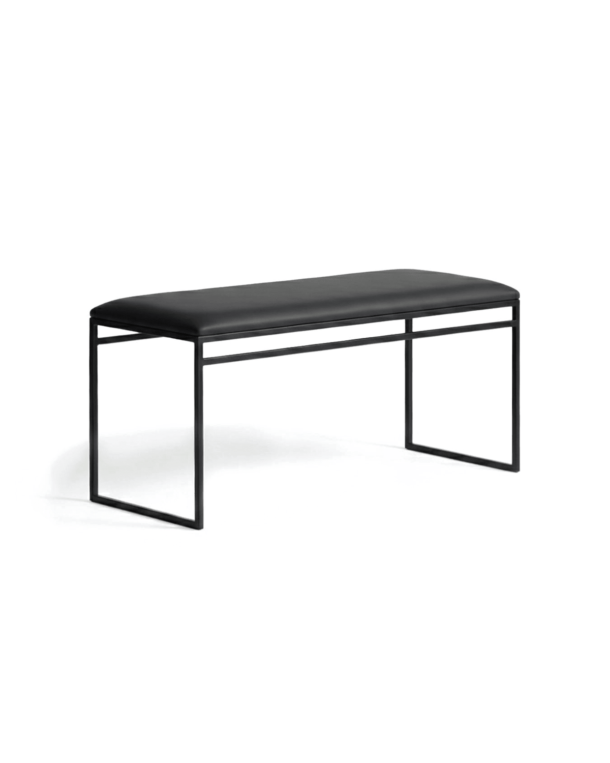 by Crea® Sitzbank WILMA Jadeschwarzes Leder - Sir Henrys