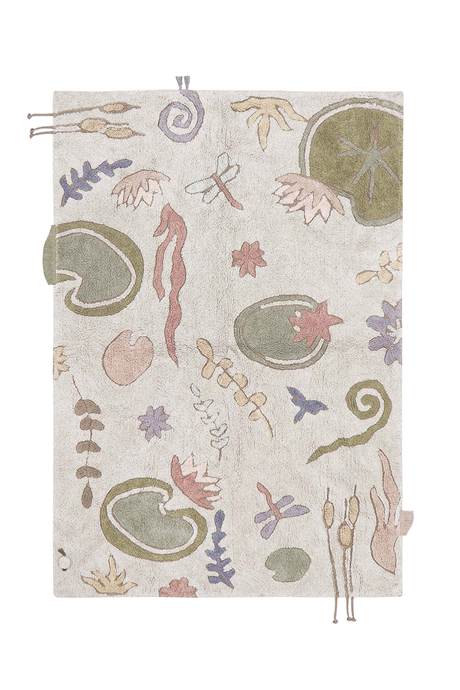 Lorena Canals waschbarer Spielteppich WATER LILY POND | 200x300cm