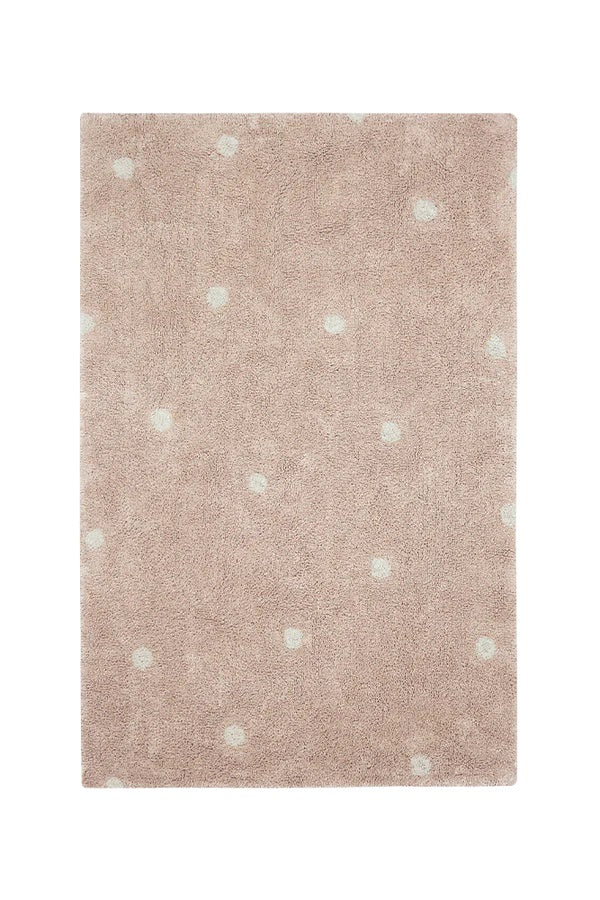 Lorena Canals waschbarer Teppich MINI DOT rosa | 150x100cm