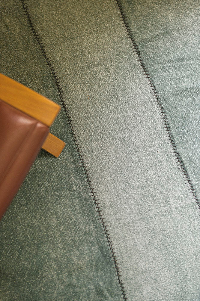 Lorena Canals Stonewashed Rug Duck Green | 210x165cm