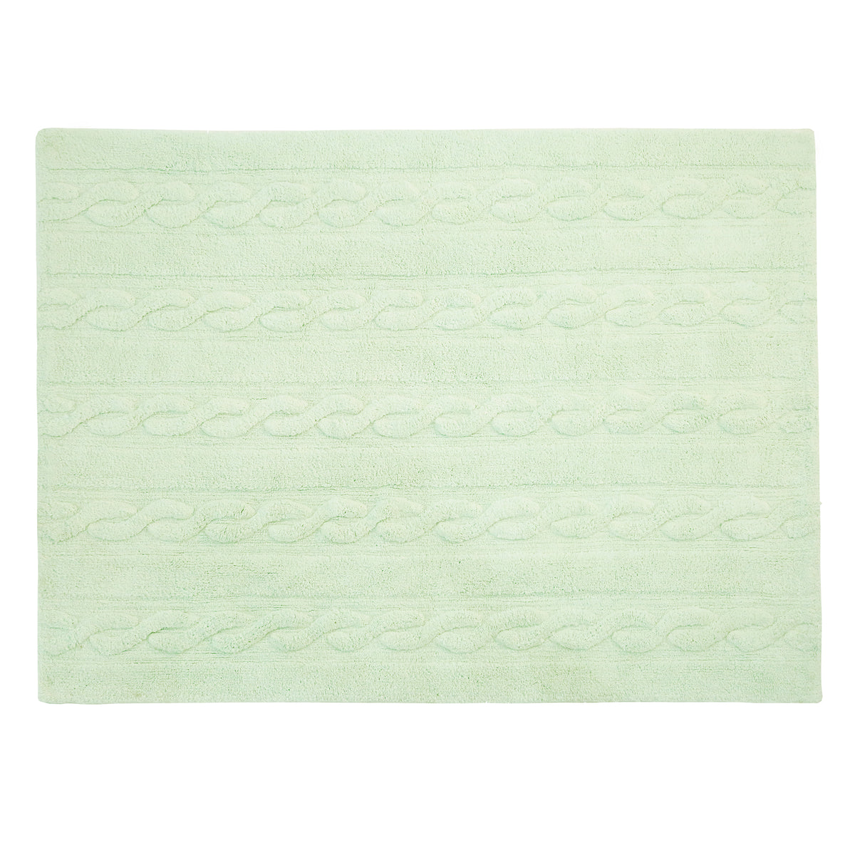 Lorena Canals waschbarer Teppich BRAIDS soft minze | 160x120 cm