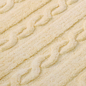 Lorena Canals waschbarer Teppich BRAIDS vanille | 160x120 cm