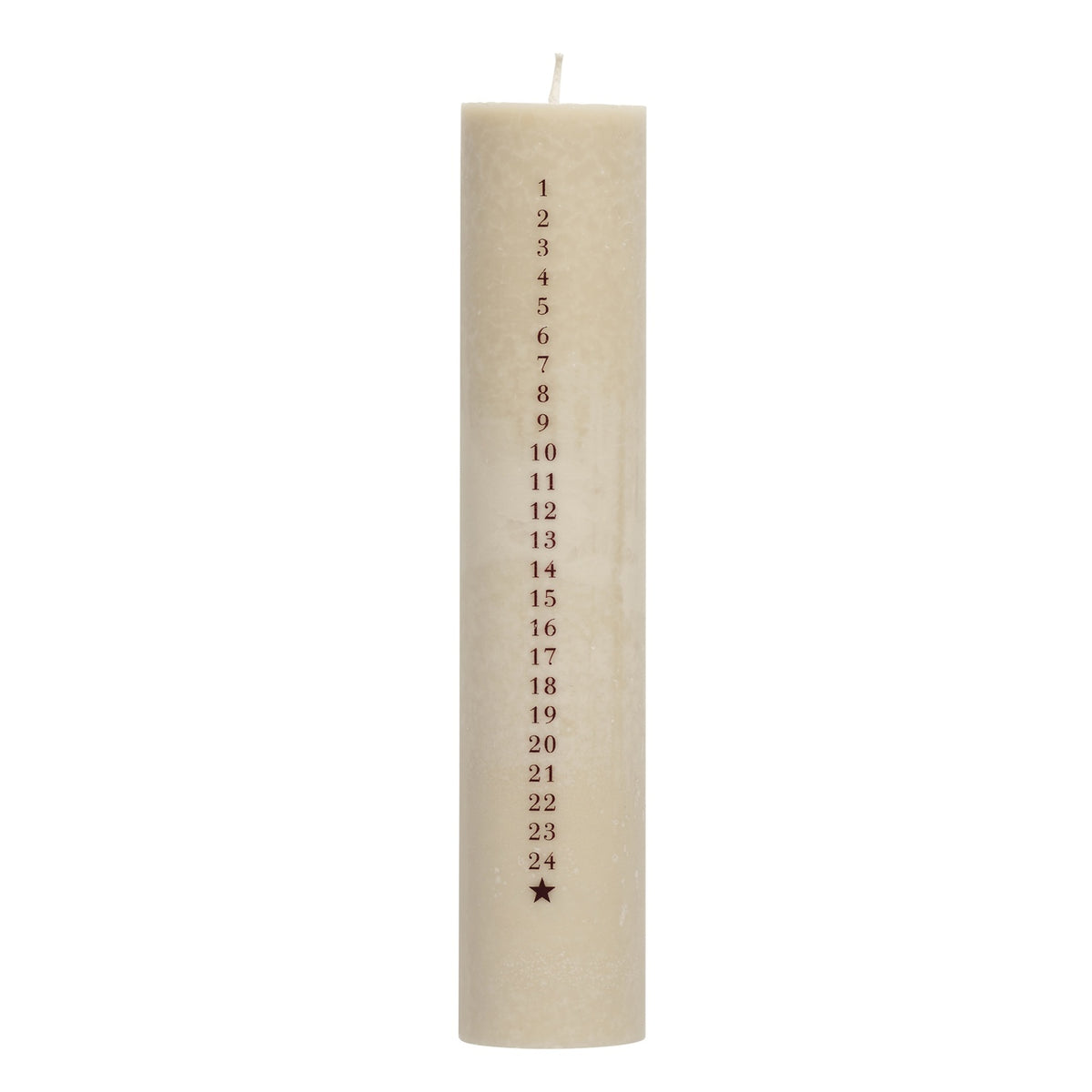 Tine K Home Adventskerze CHRISTMAS SAND beige | 2,2x30cm