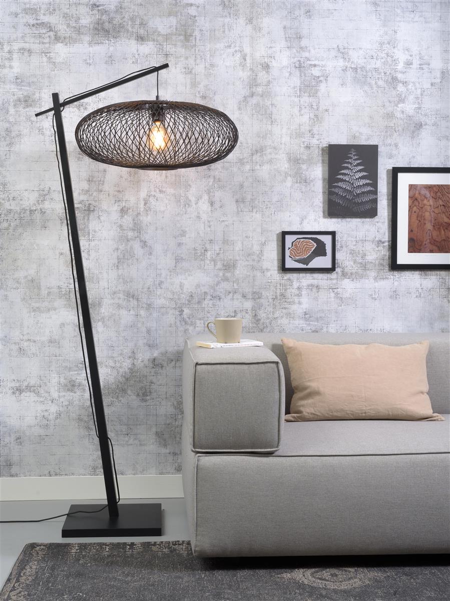 Good&Mojo Stehlampe CANGO schwarz | 80x60x176cm