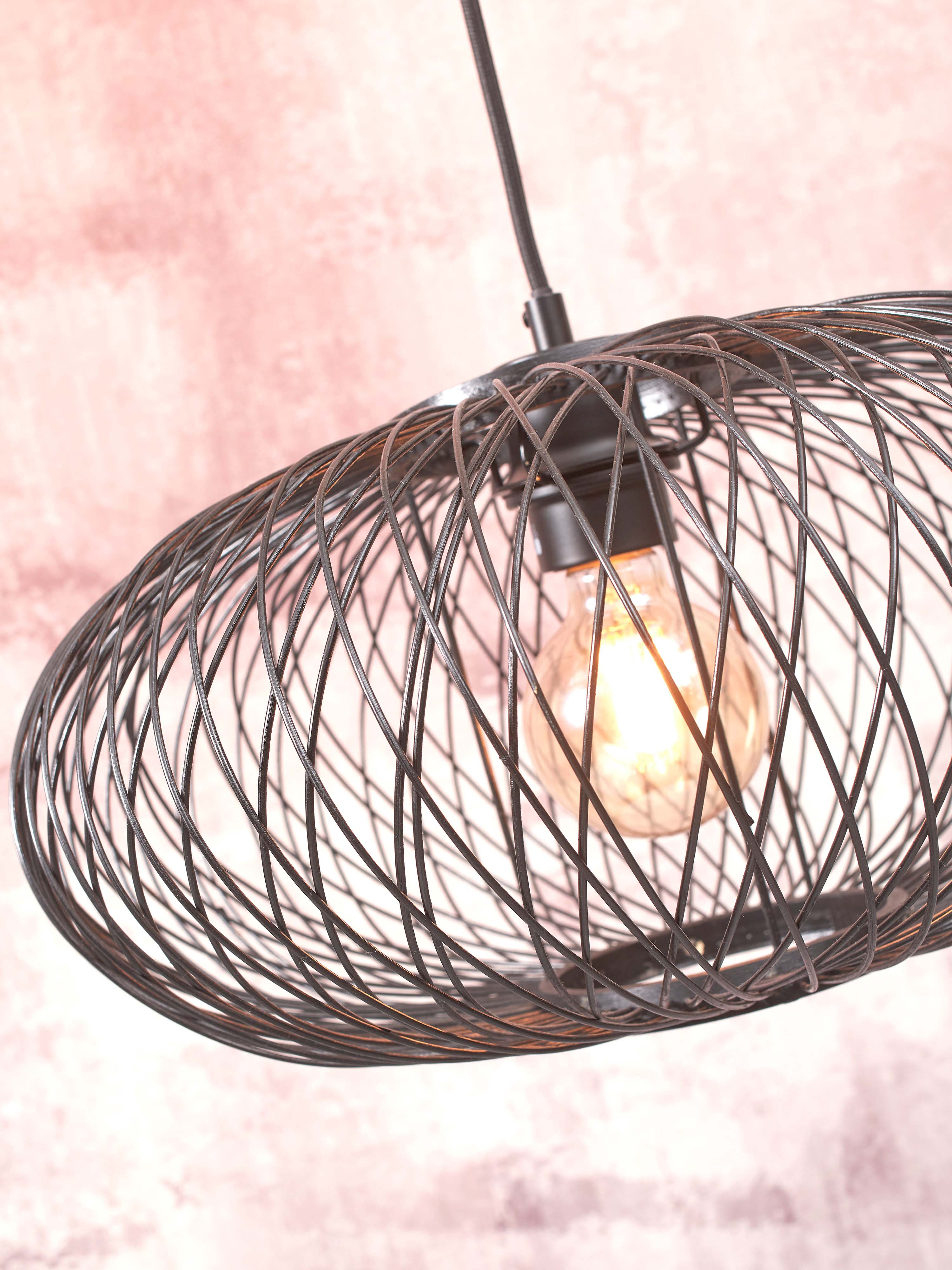 Good&Mojo Stehlampe CANGO schwarz | 62x40x150cm