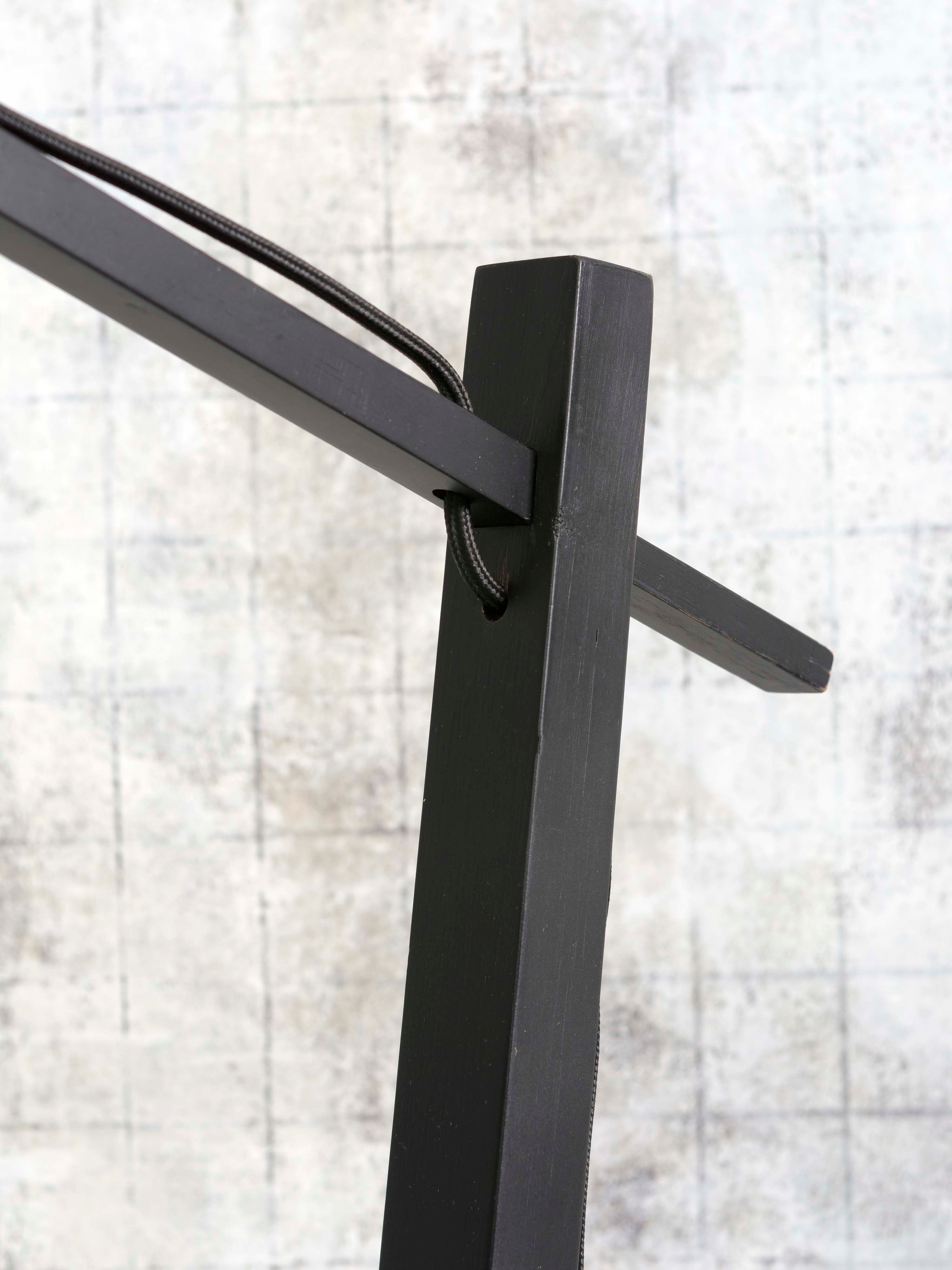 Good&Mojo Stehlampe CANGO schwarz | 62x40x150cm