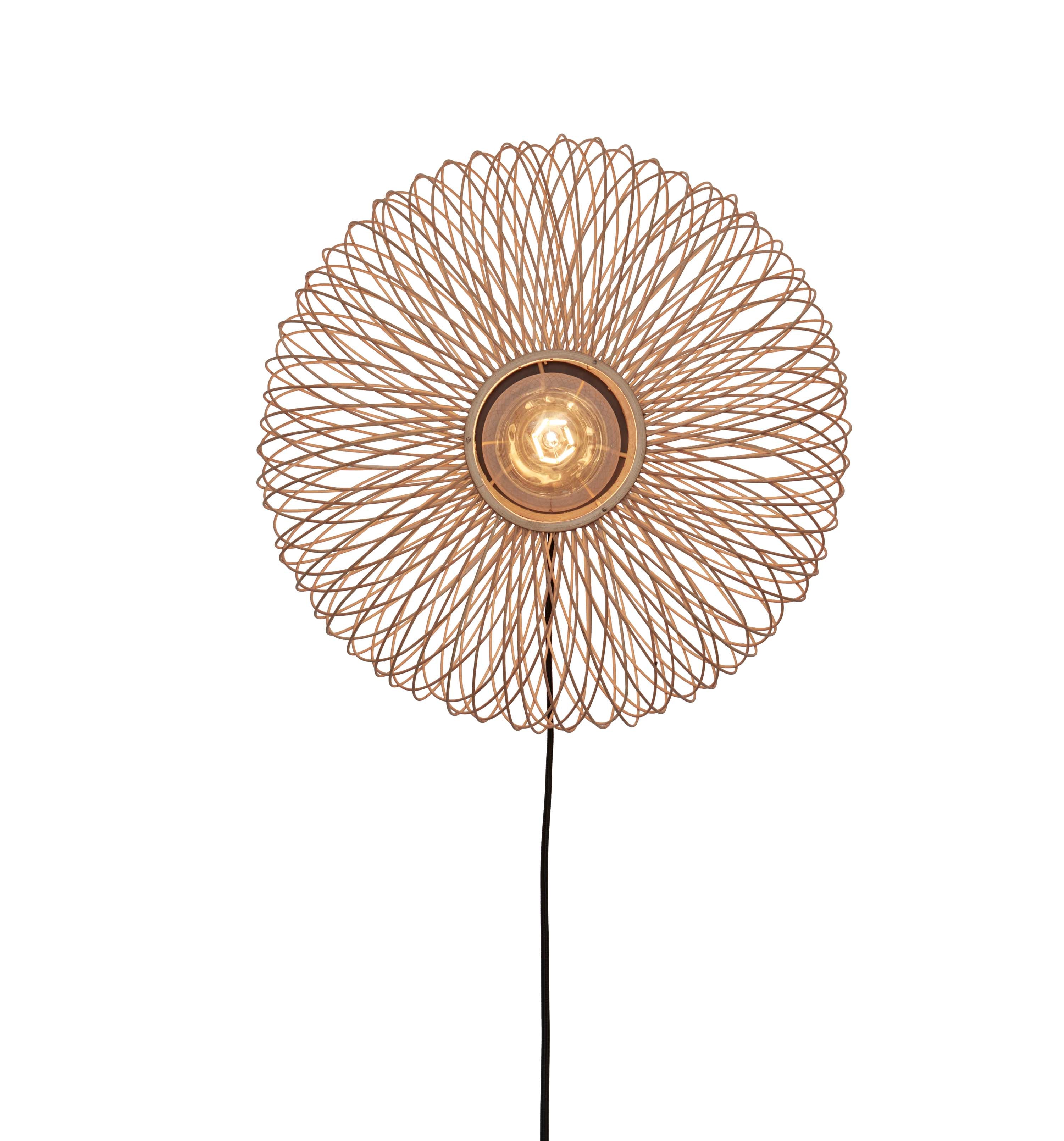 Good&Mojo Wandleuchte CANGO braun | 40x20x40cm