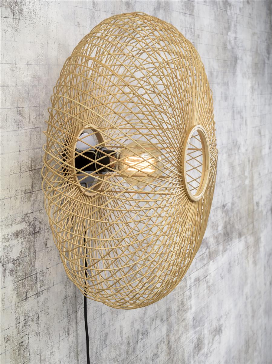 Good&Mojo Wandleuchte CANGO braun | 60x25x60cm