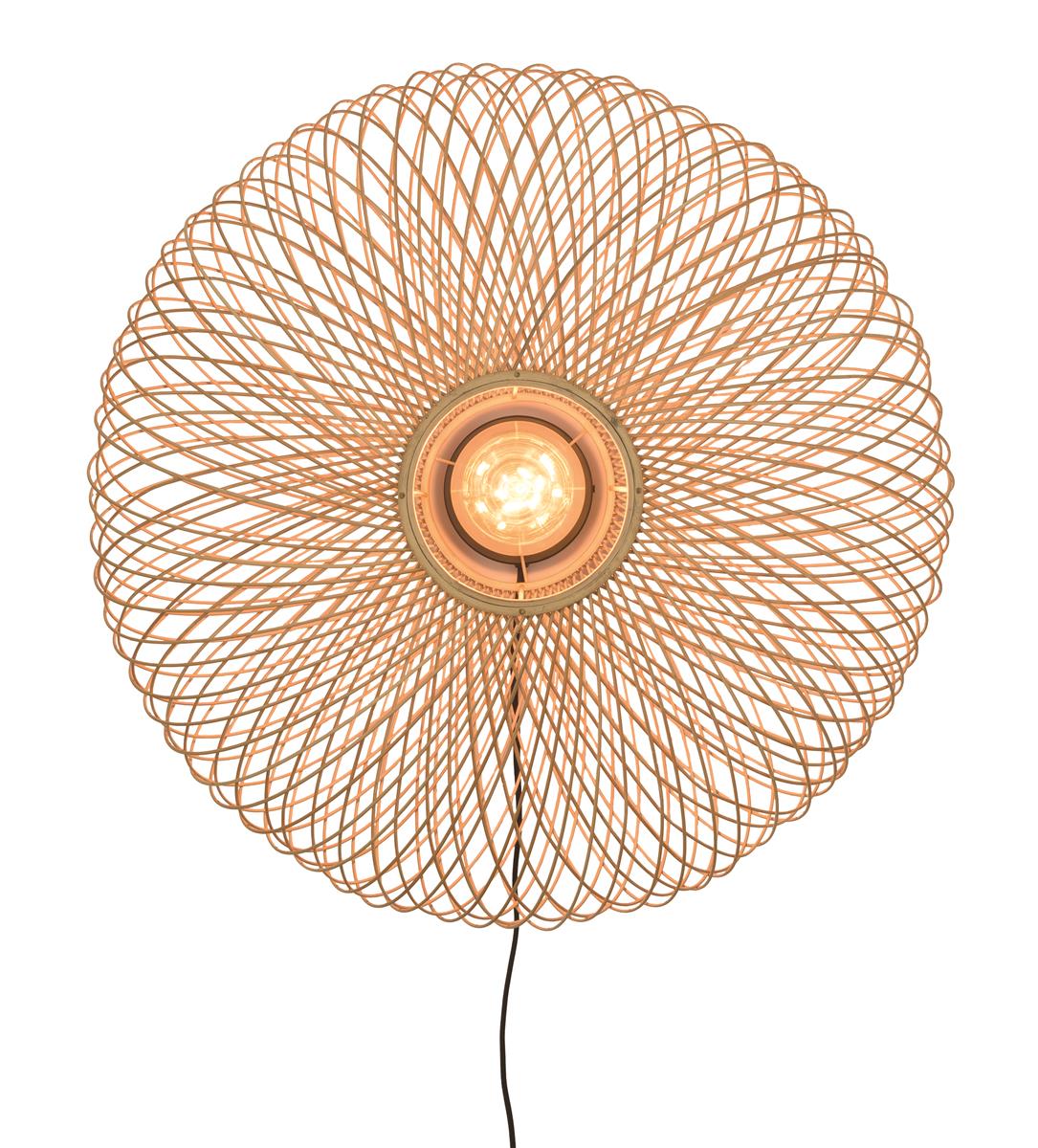 Good&Mojo Wandleuchte CANGO braun | 60x25x60cm