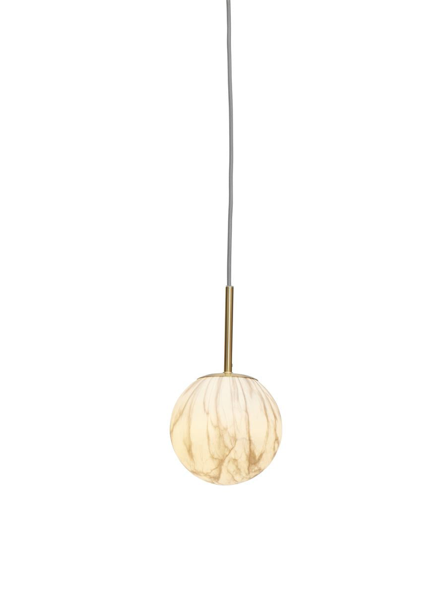 It's about RoMi Hängelampe CARRARA gold | 16x16x28cm