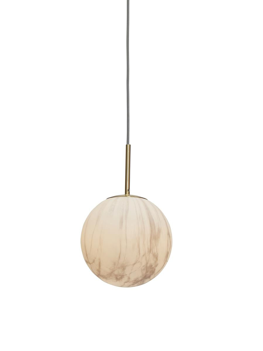 It's about RoMi Hängelampe CARRARA gold | 22x22x35cm